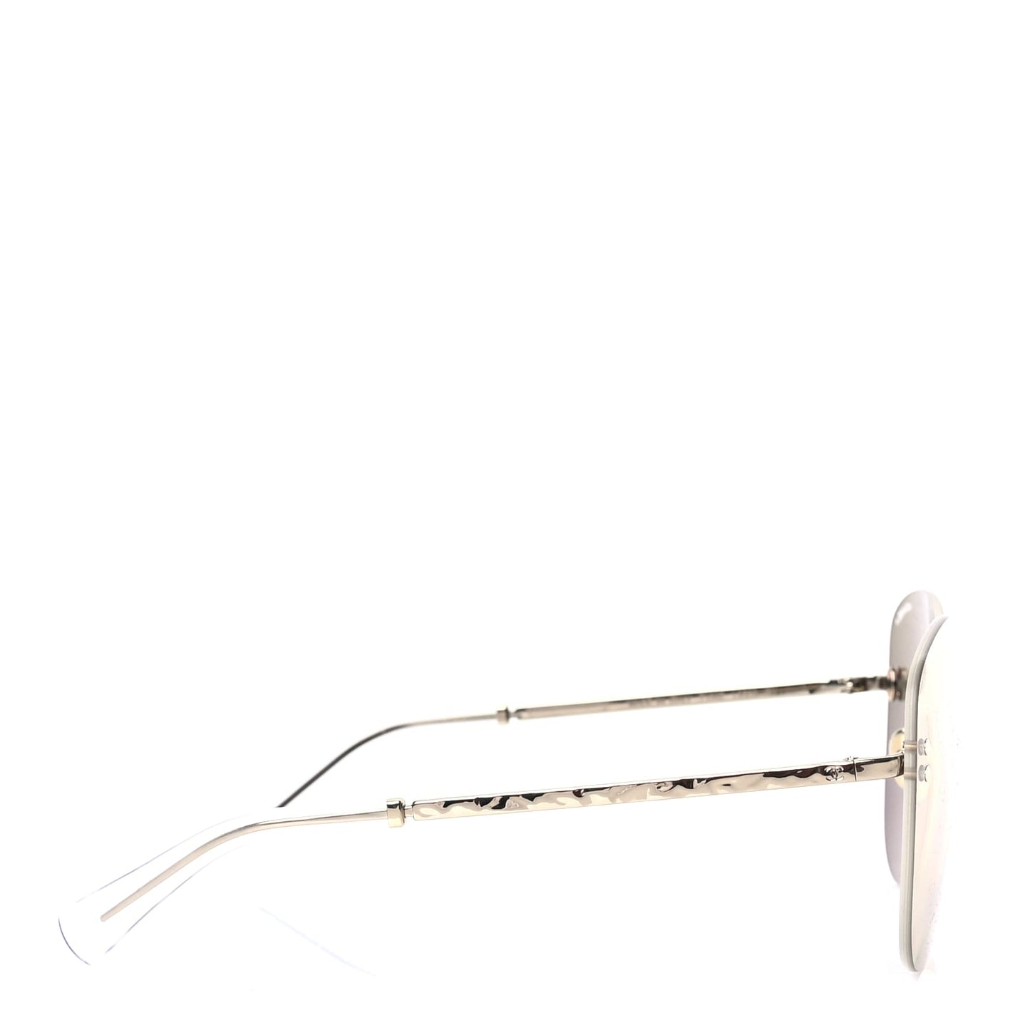 Chanel Metal Mirrored Sunglasses 71307 Gold
