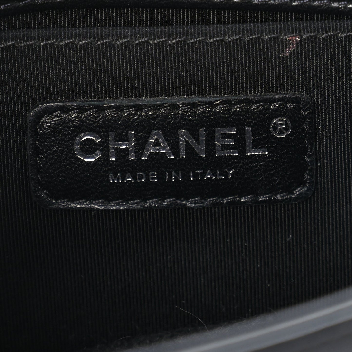 Chanel Lambskin Quilted Small Boy Flap Black