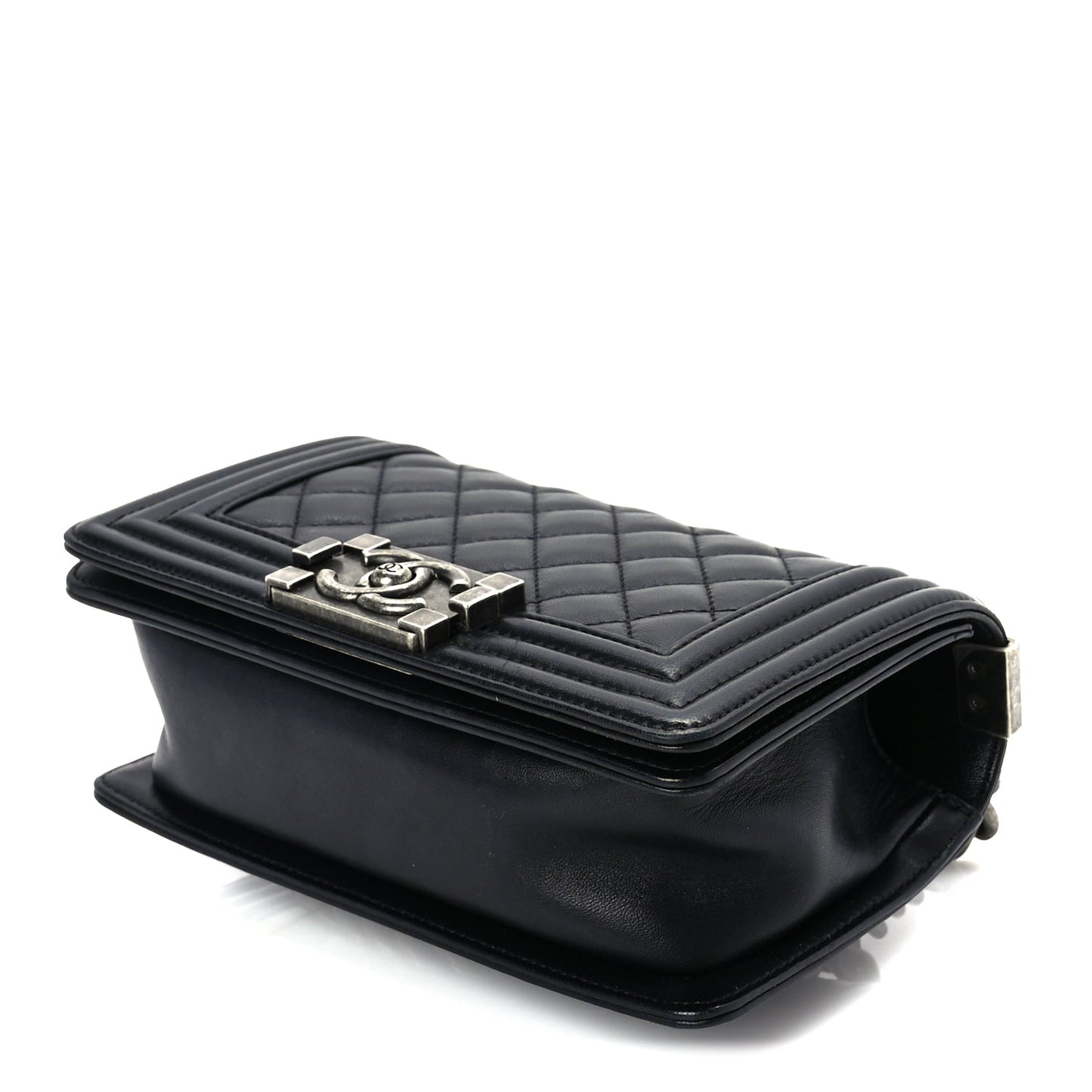 Chanel Lambskin Quilted Small Boy Flap Black