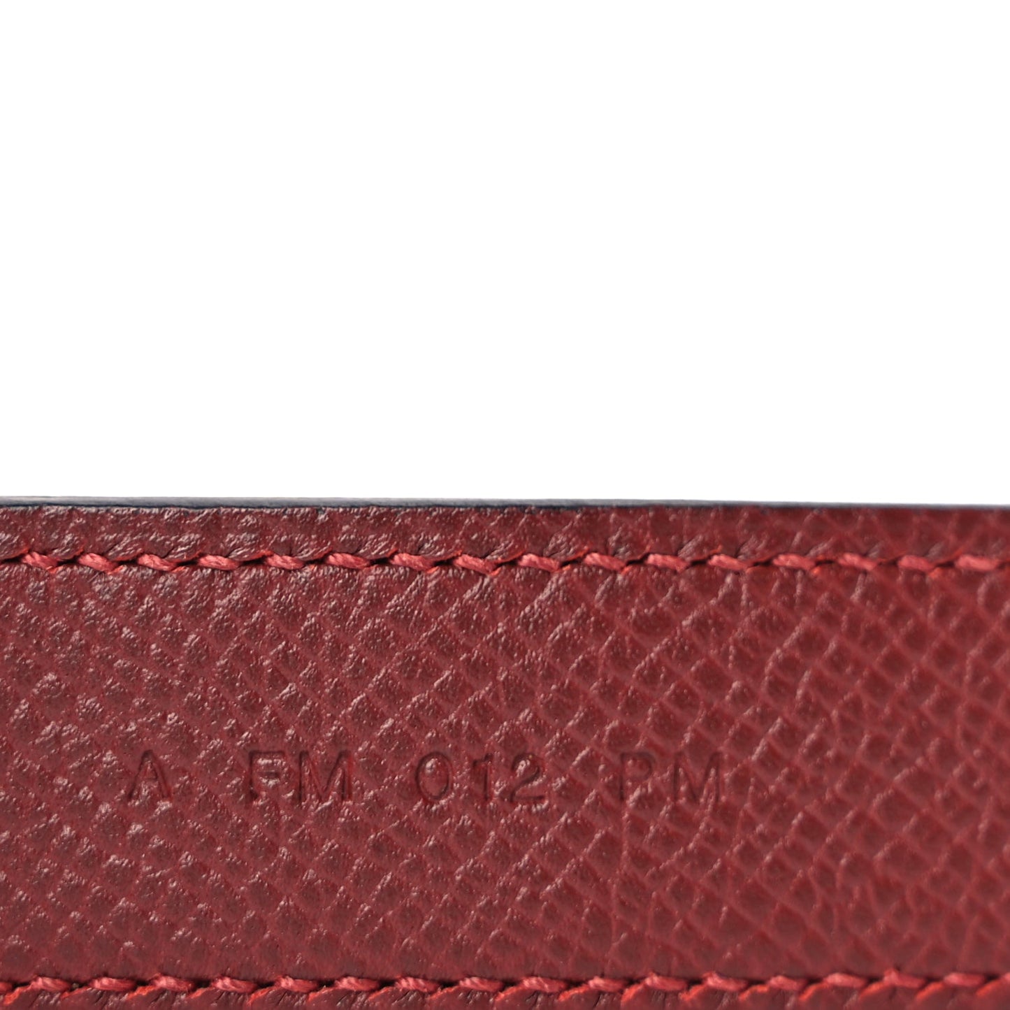 Hermes Epsom 25mm Tressage Shoulder Strap Rouge H Craie Gold