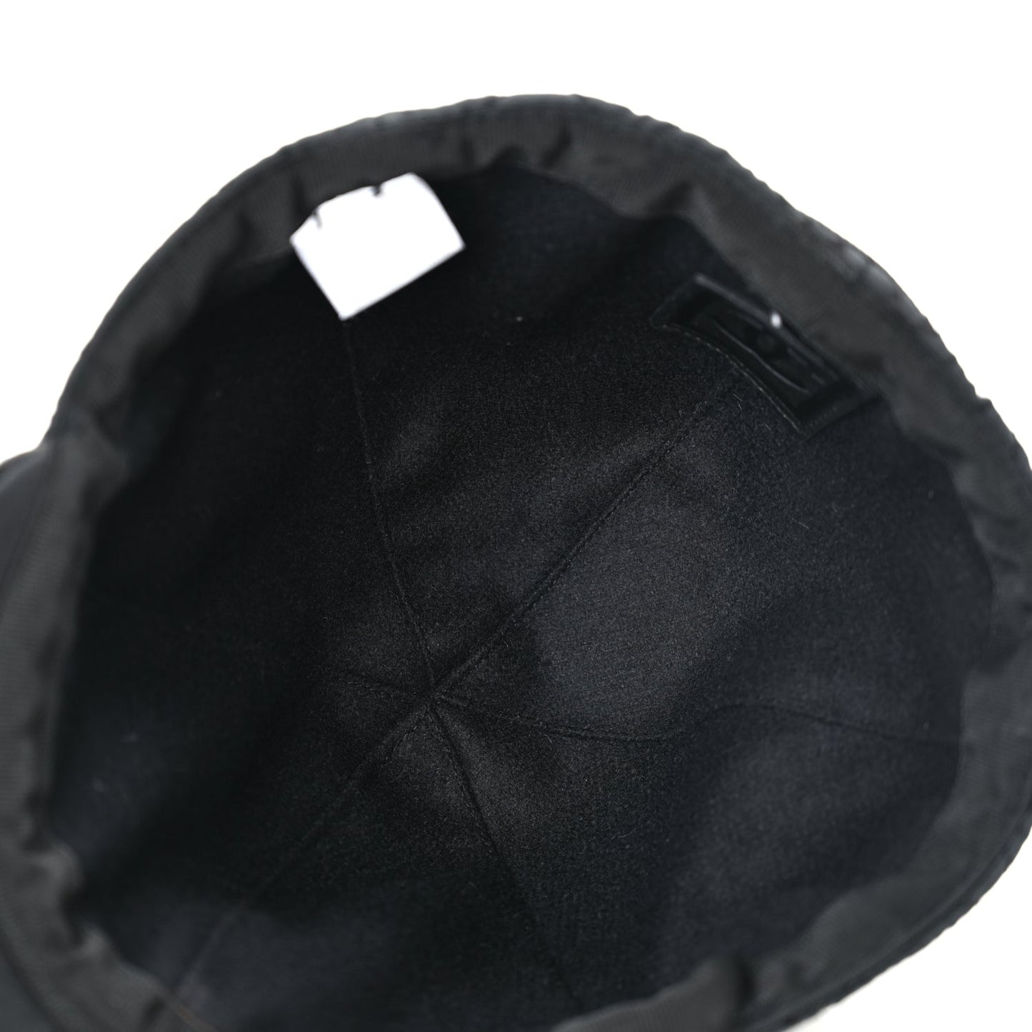 Chanel Nylon Pony Hair Quilted CC Cap M Black