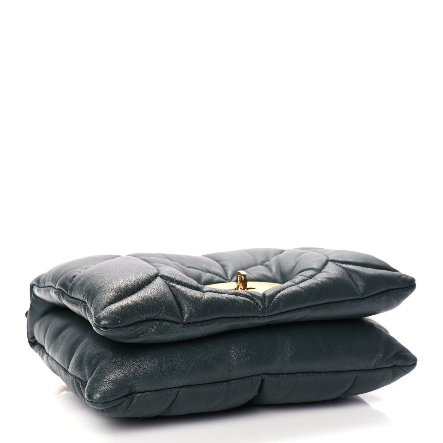 Mulberry Nappa Pillow Quilted Little Softie Bag Mulberry Green