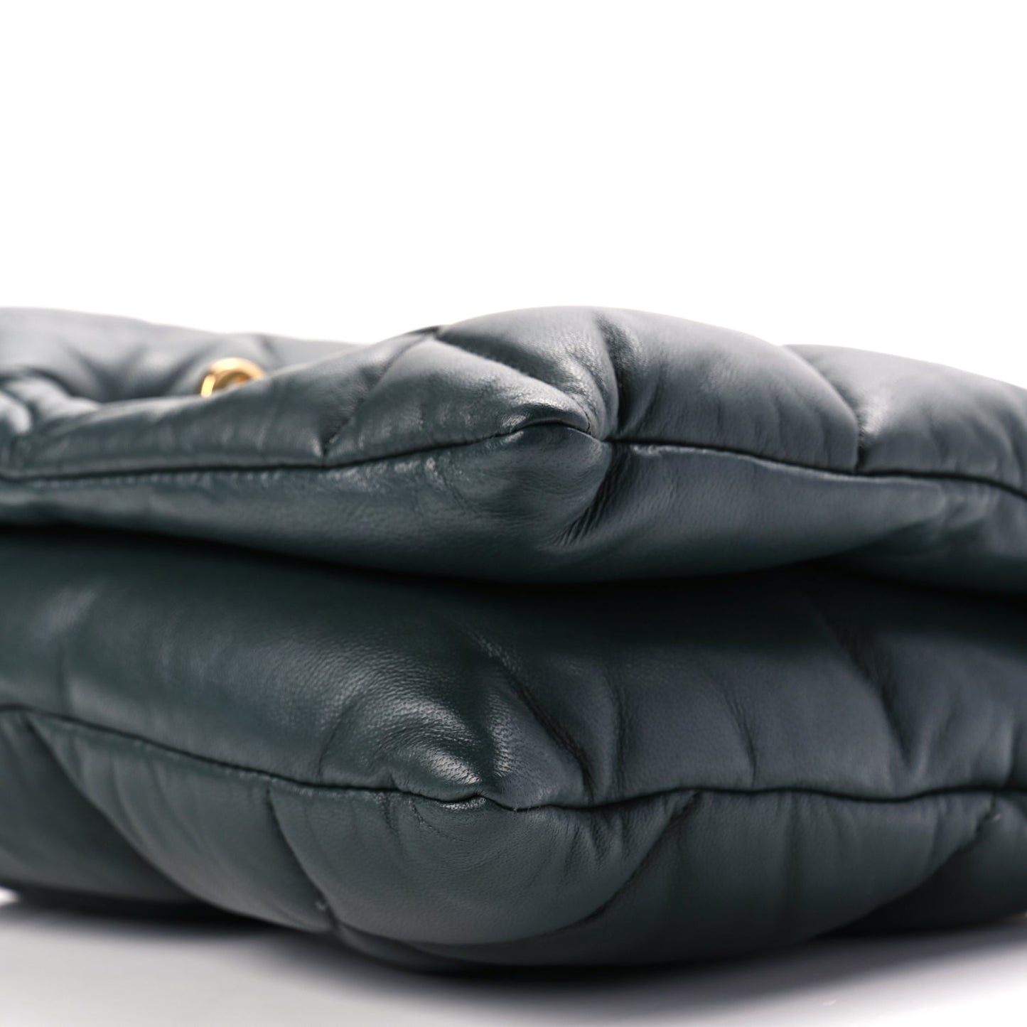 Mulberry Nappa Pillow Quilted Little Softie Bag Mulberry Green