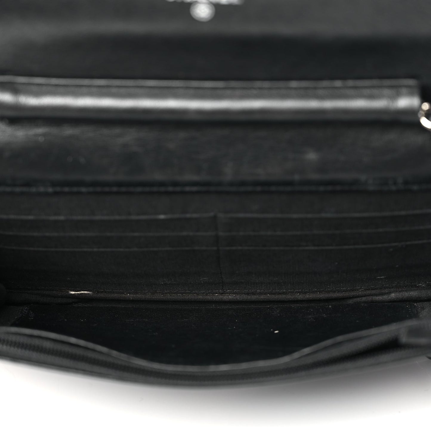Chanel Caviar Timeless CC Wallet On Chain WOC Black