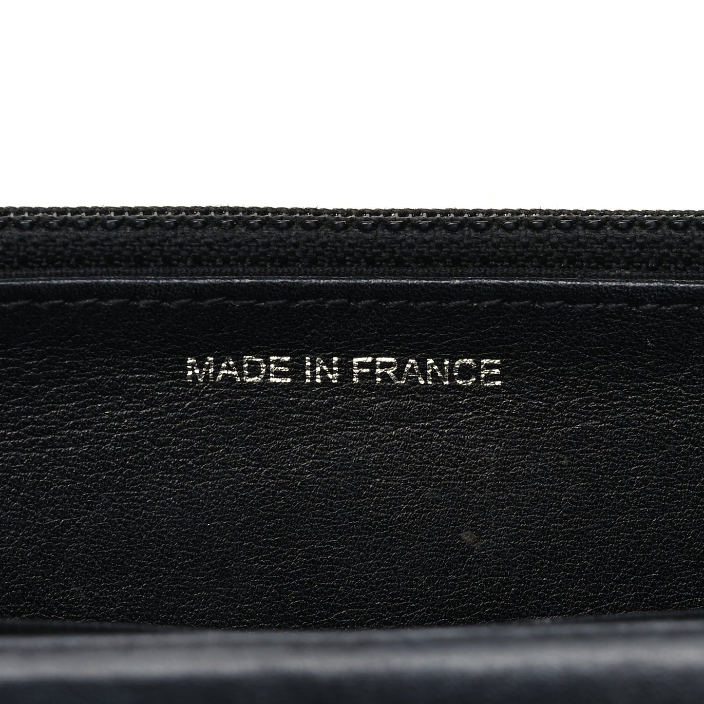 Chanel Caviar Timeless CC Wallet On Chain WOC Black