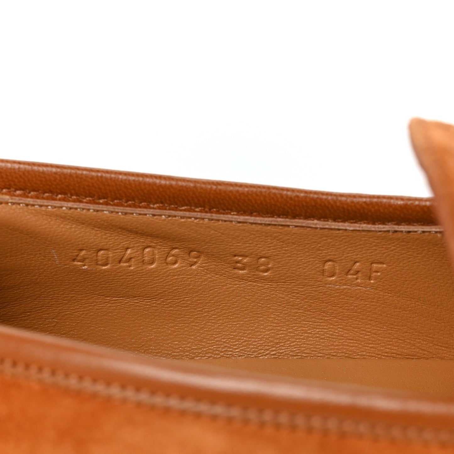 Gucci Suede Cachemire Malaga Kid Womens Jordaan Loafers 38 Blondie Cognac
