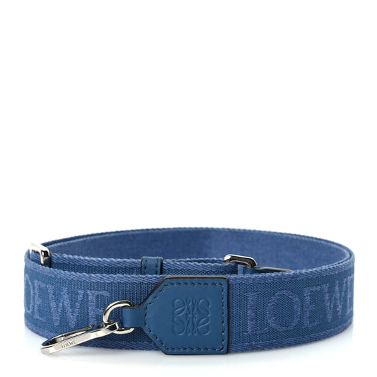 Loewe Calfskin Anagram Strap Blue