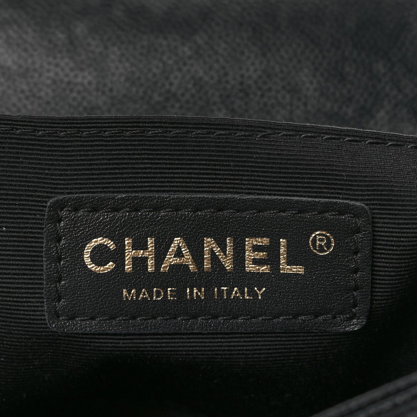 Chanel Shiny Caviar Quilted Small Duma Pockets Drawstring Backpack Black