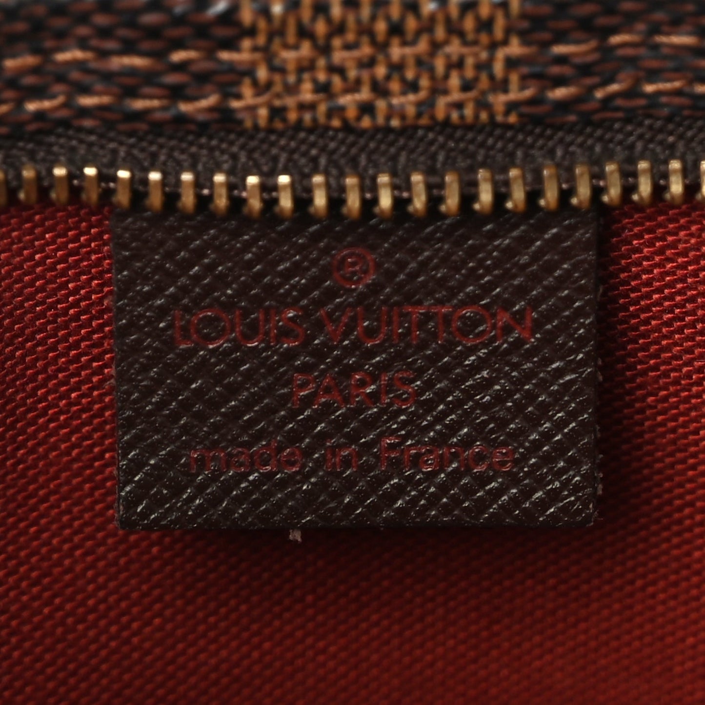Louis Vuitton Ebene Trousse Make Up Bag Pochette