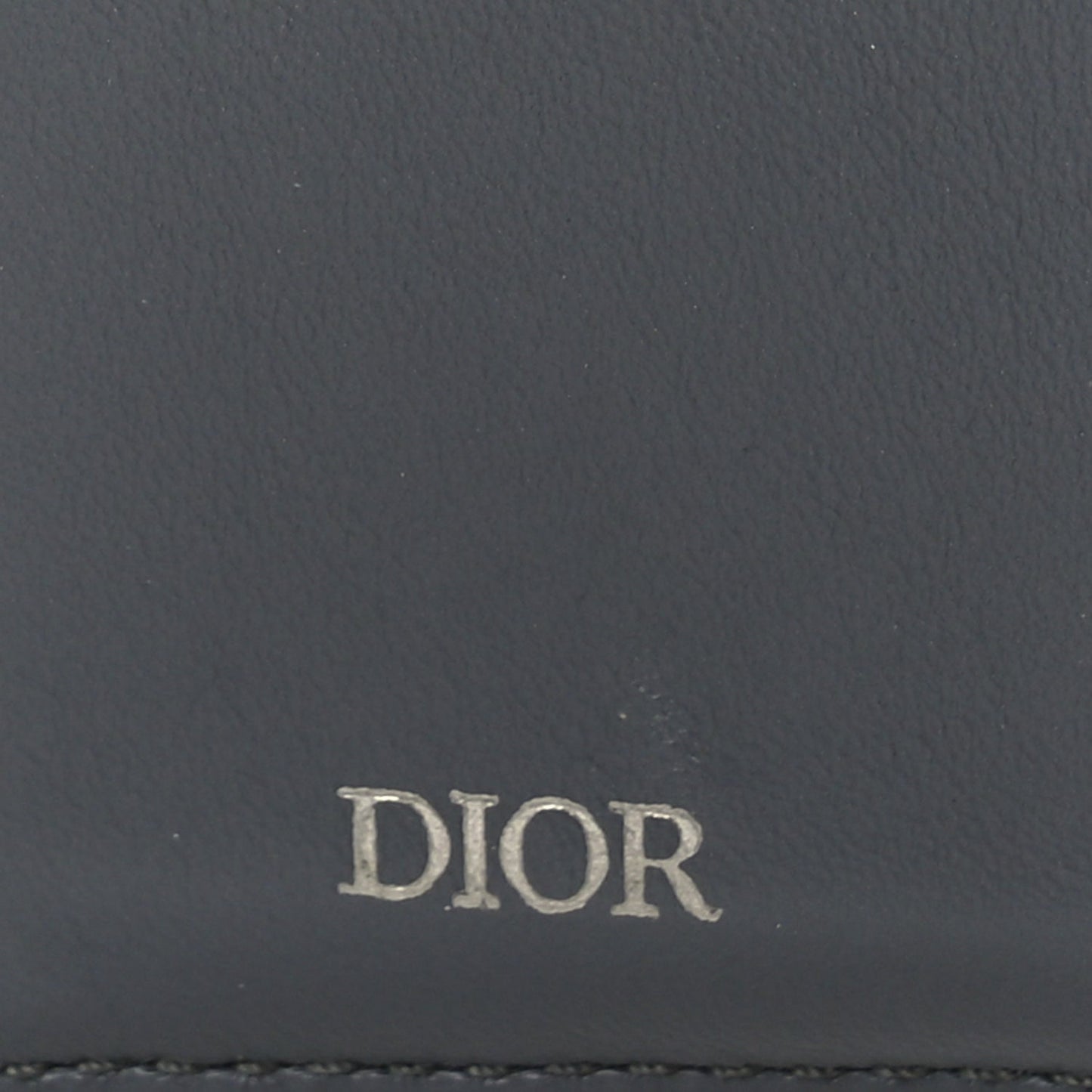 Christian Dior Oblique Bi-Fold Card Holder Grey