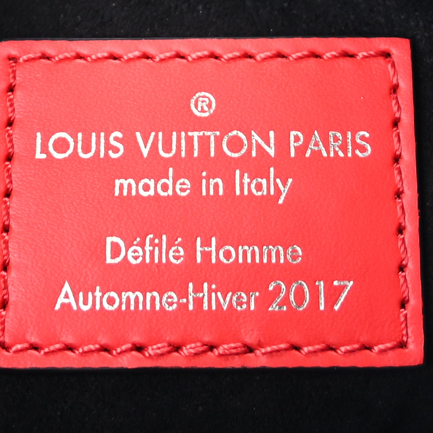 Louis Vuitton X SUPREME Epi Danube PPM  Red