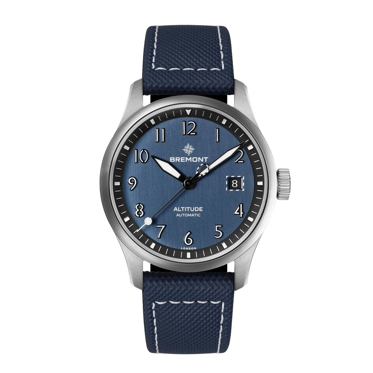 Altitude 39mm Blue Dial Leather Strap