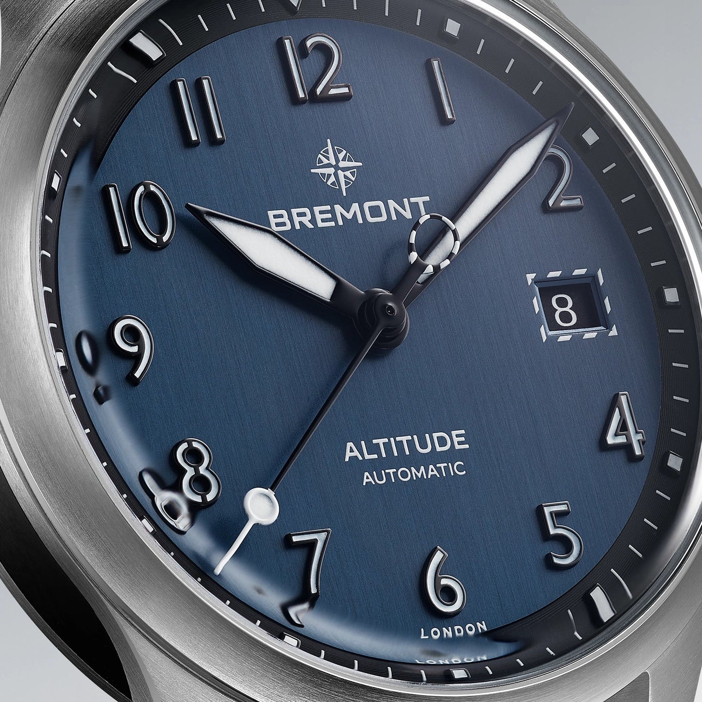 Altitude 39mm Blue Dial Leather Strap
