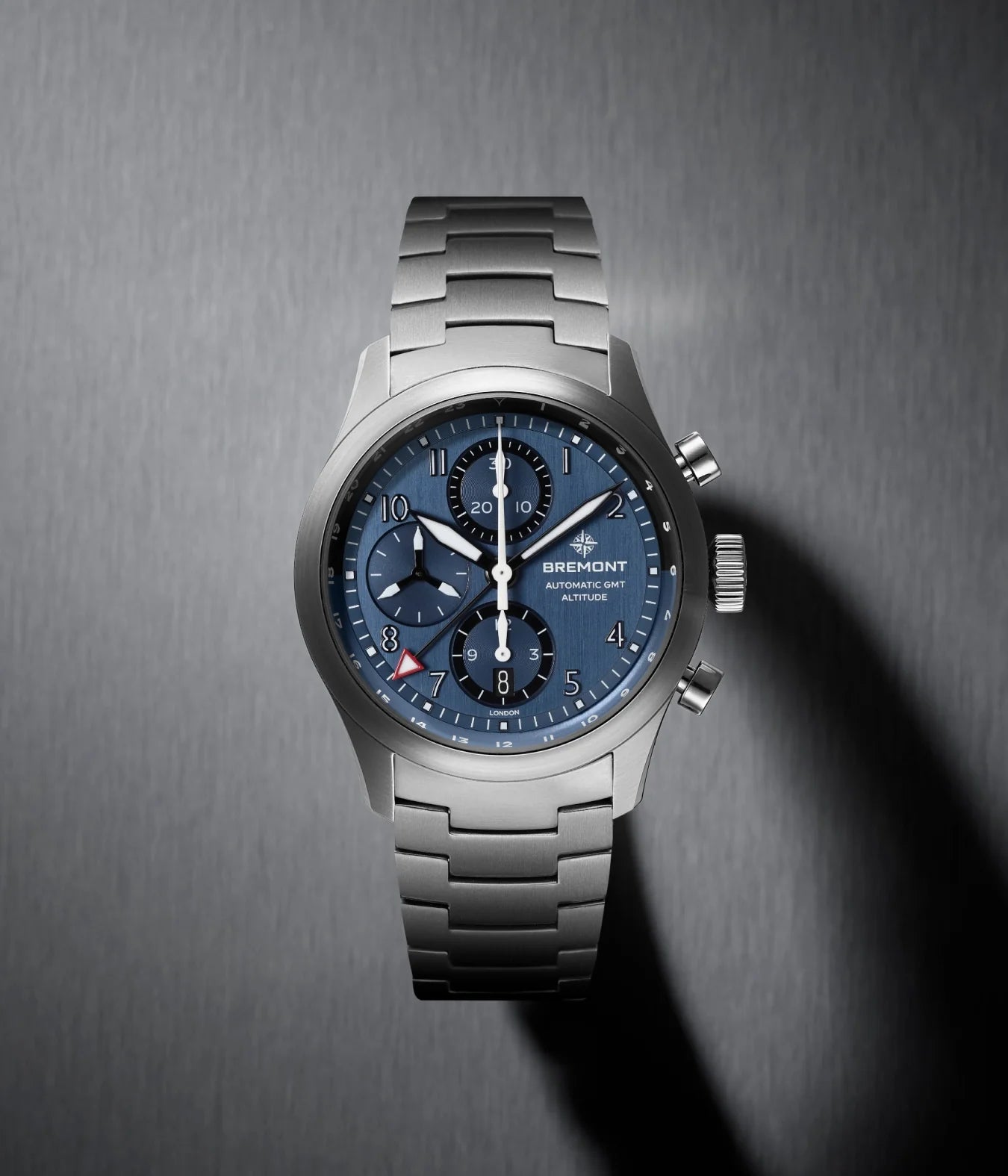 Altitude 42mm Chronograph GMT Blue Dial Bracelet