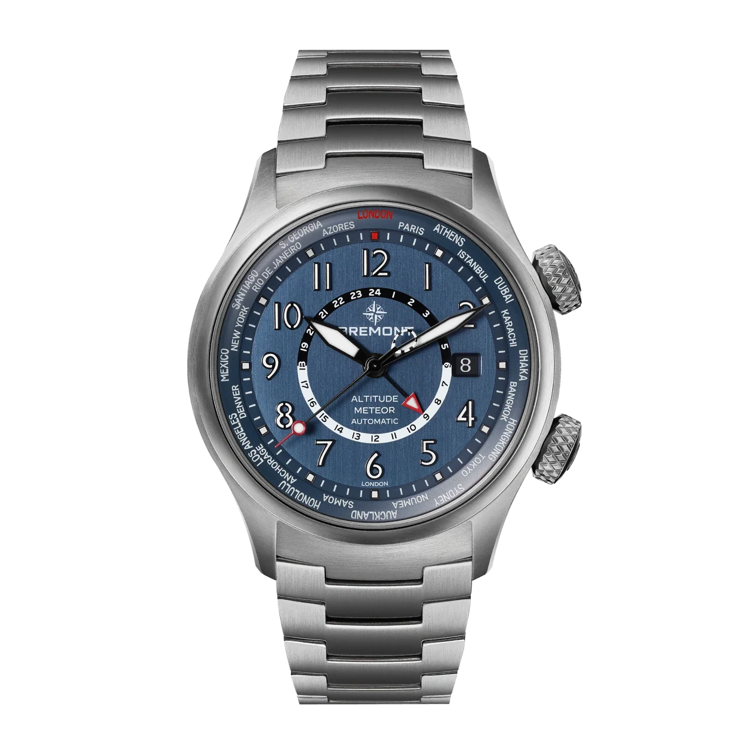 Altitude MB Meteor Time Zones Blue Dial Bracelet