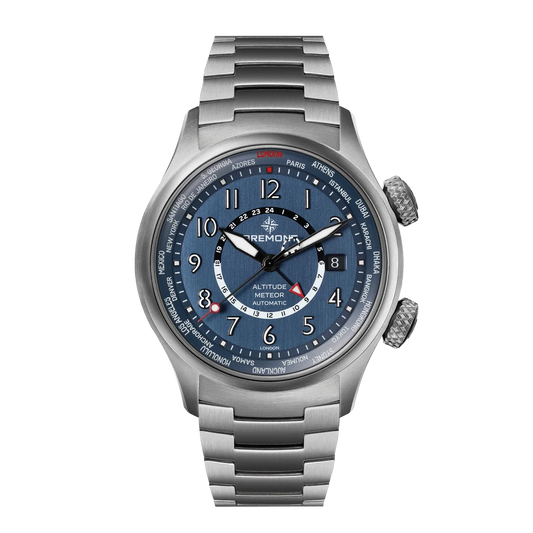 Altitude MB Meteor Time Zones Blue Dial Bracelet