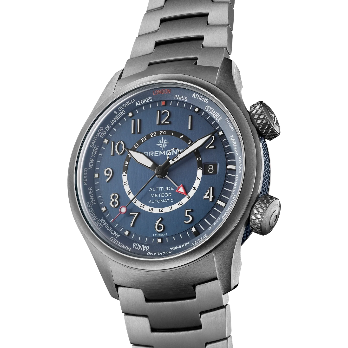 Altitude MB Meteor Time Zones Blue Dial Bracelet