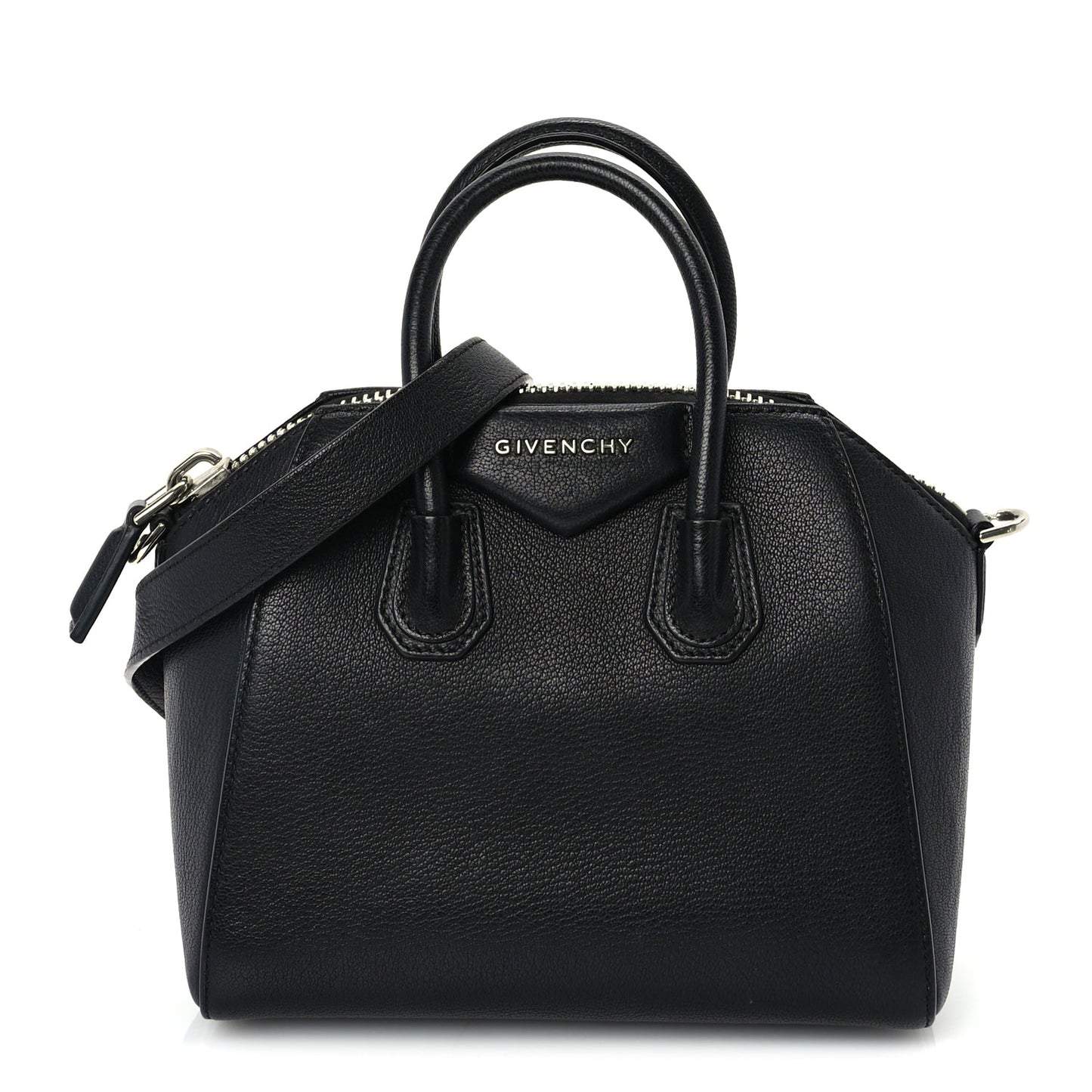 Givenchy Sugar Goatskin Mini Antigona  Black
