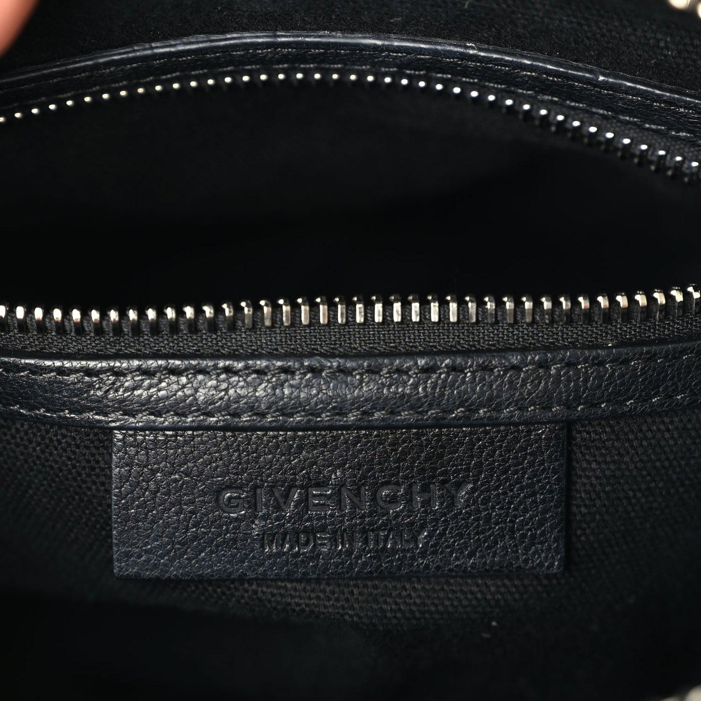 Givenchy Sugar Goatskin Mini Antigona  Black