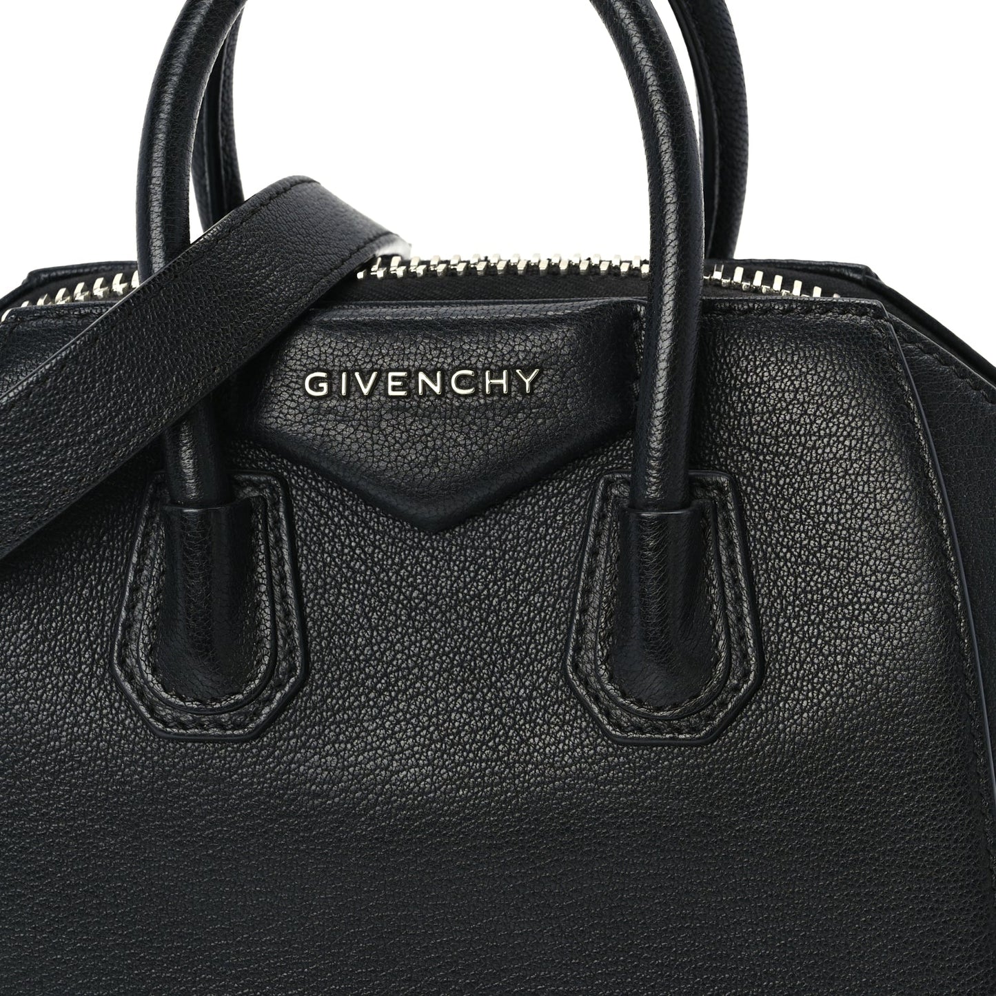 Givenchy Sugar Goatskin Mini Antigona  Black