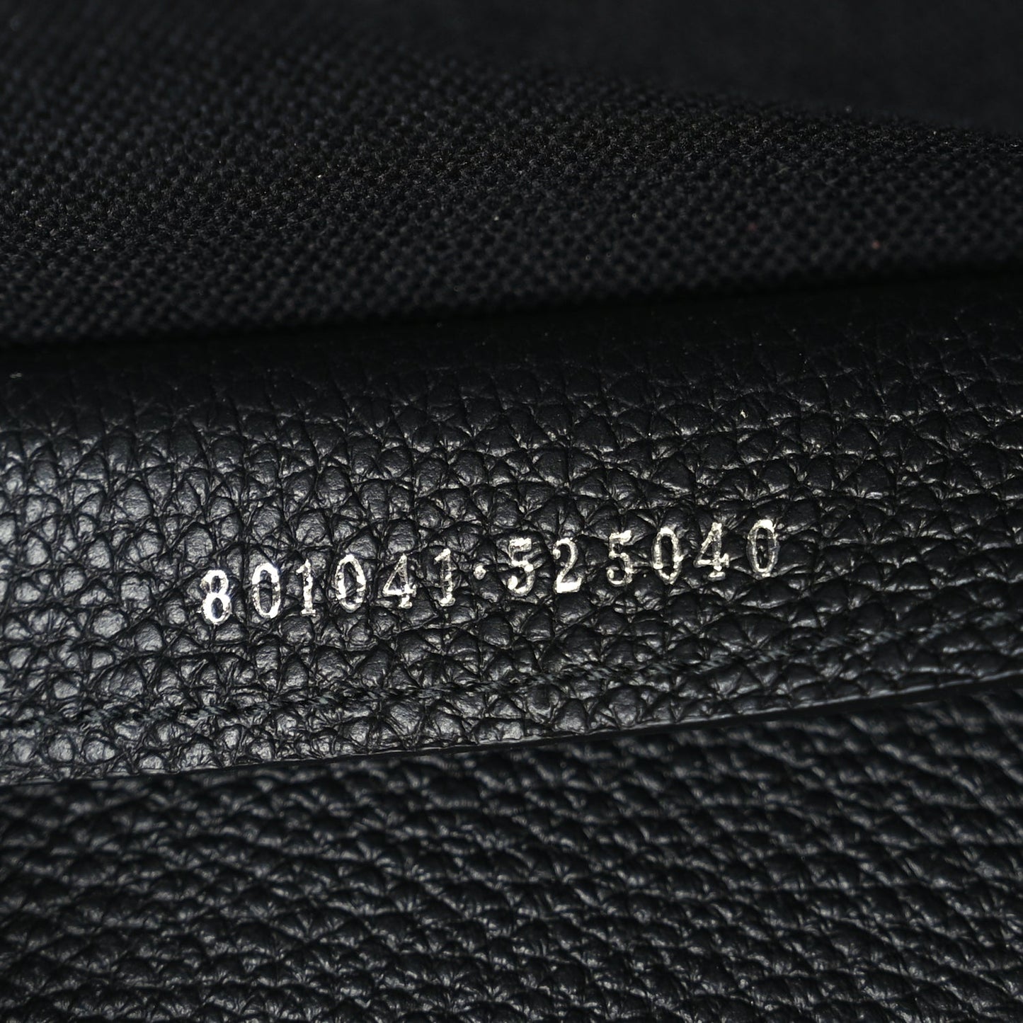 Gucci Grained Calfskin Large B Shoulder Bag Black