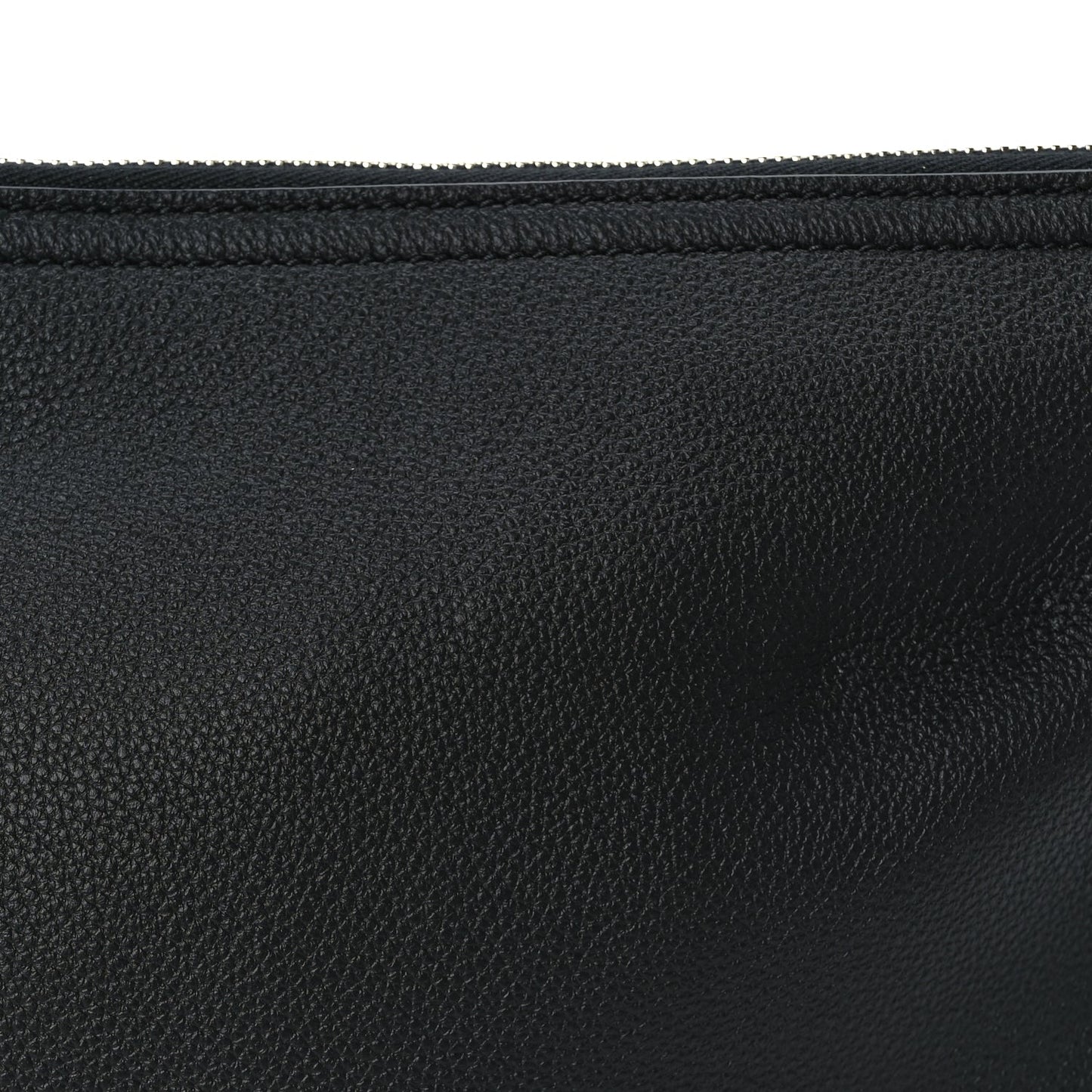 Gucci Grained Calfskin Large B Shoulder Bag Black