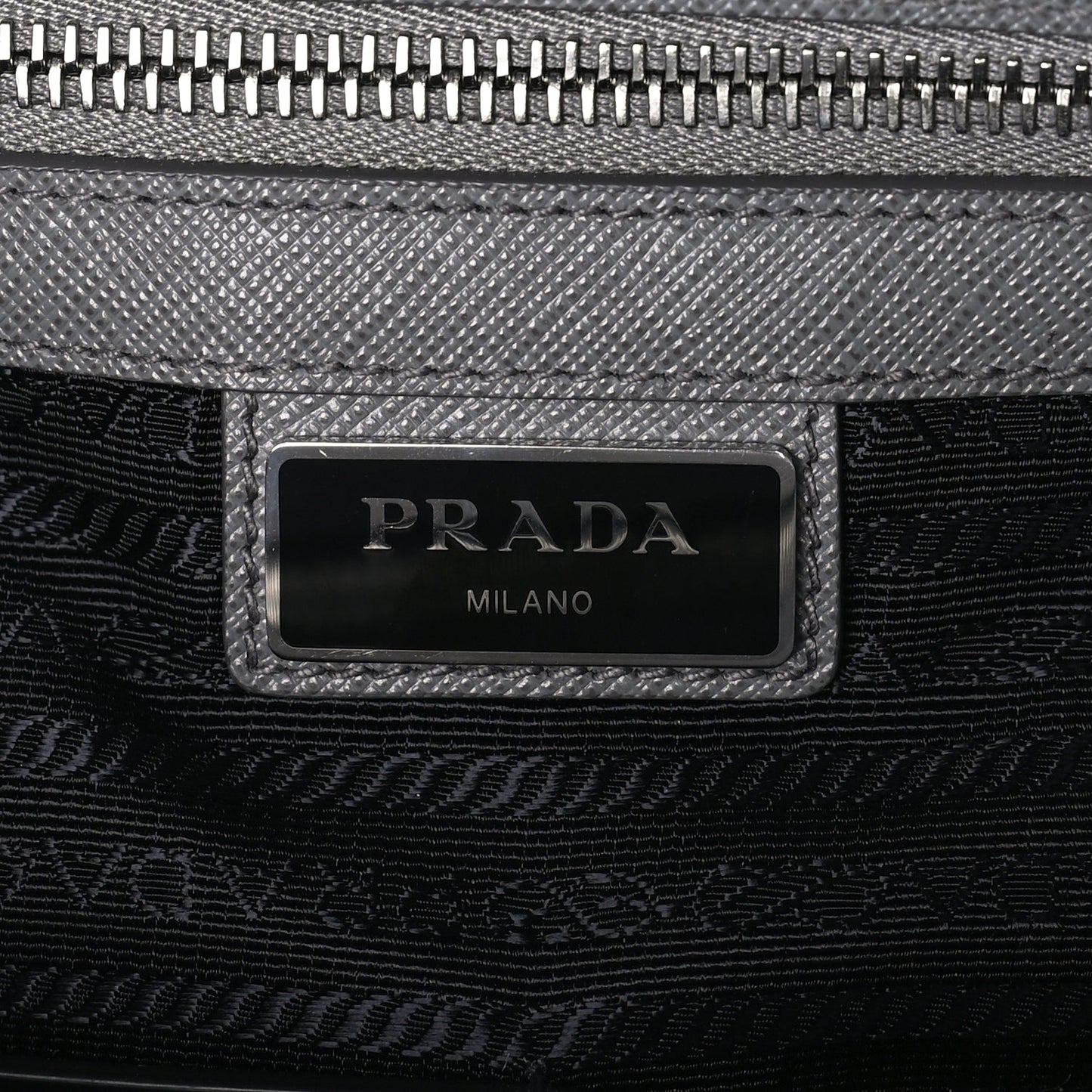 Prada Saffiano Travel Extra Large Galleria Double Zip Tote  Marmo