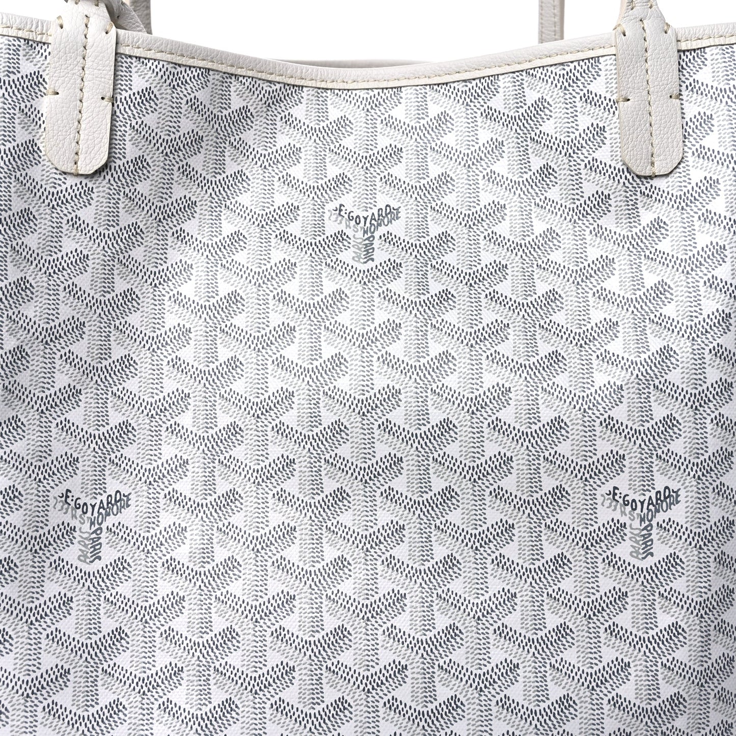 Goyard Goyardine Saint Louis GM  White