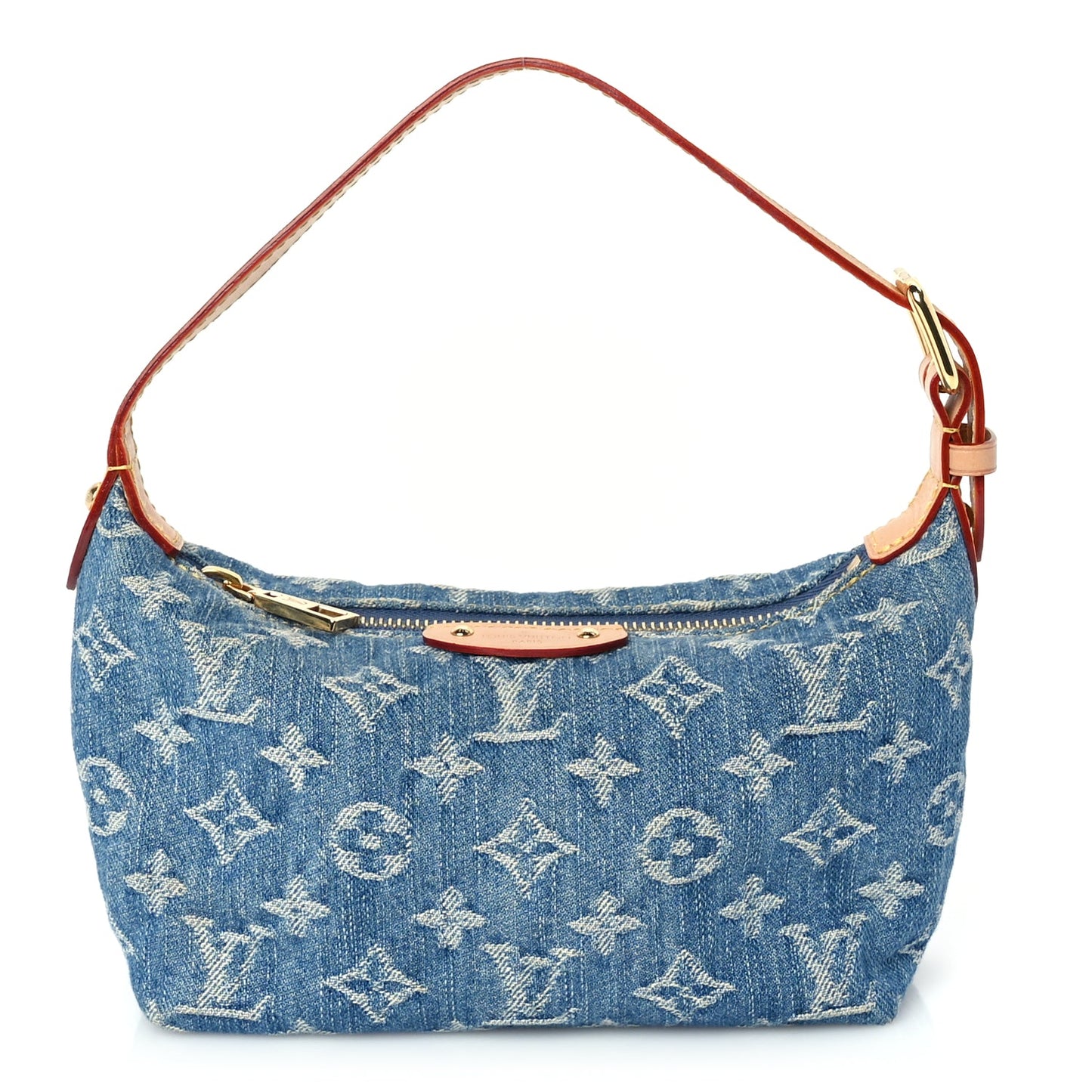 Louis Vuitton Monogram Denim Hills Pochette  Blue
