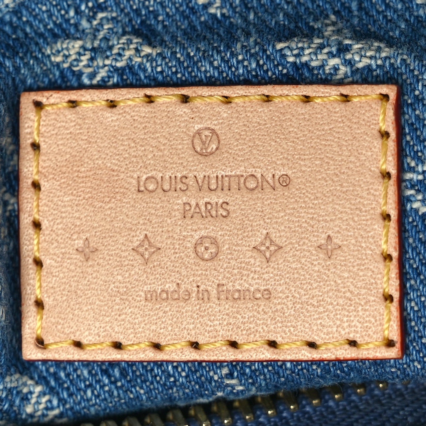 Louis Vuitton Monogram Denim Hills Pochette  Blue