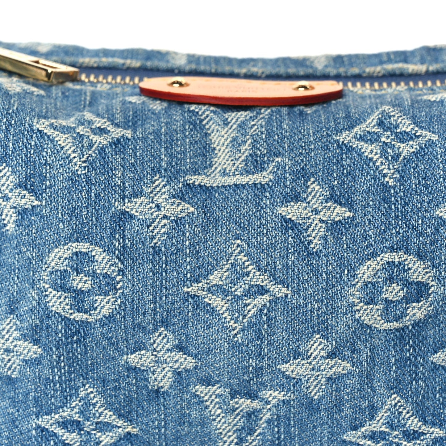 Louis Vuitton Monogram Denim Hills Pochette  Blue