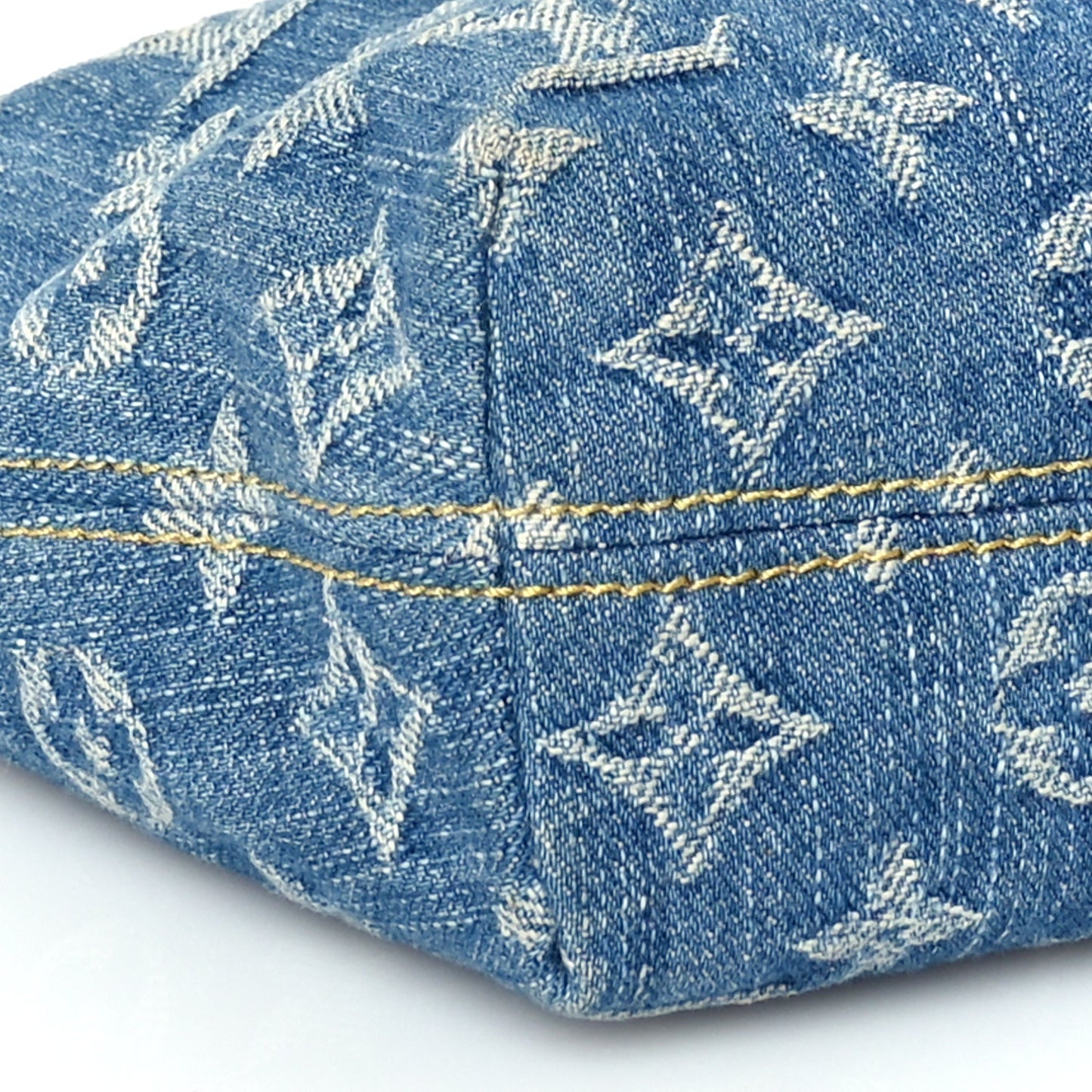 Louis Vuitton Monogram Denim Hills Pochette  Blue