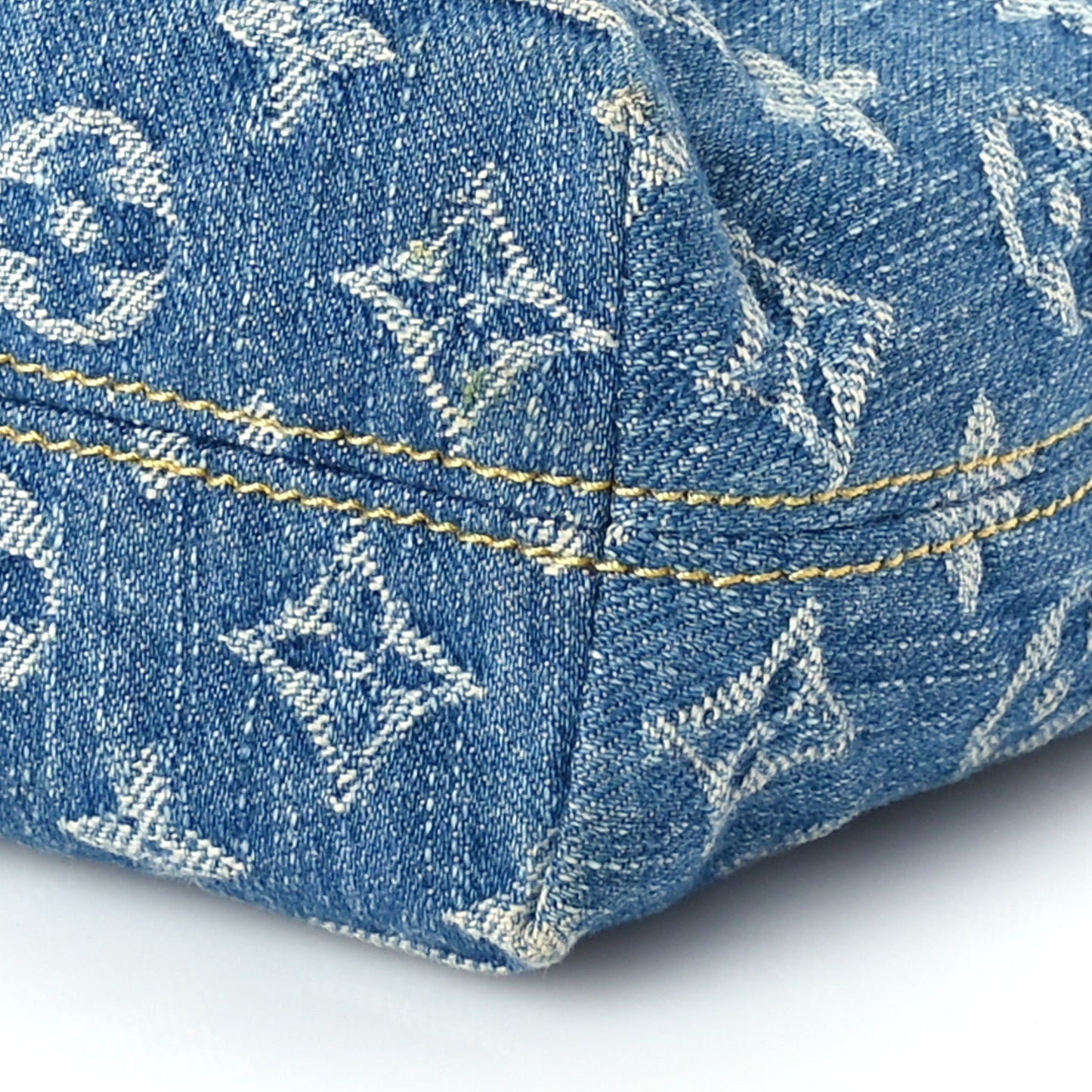 Louis Vuitton Monogram Denim Hills Pochette  Blue