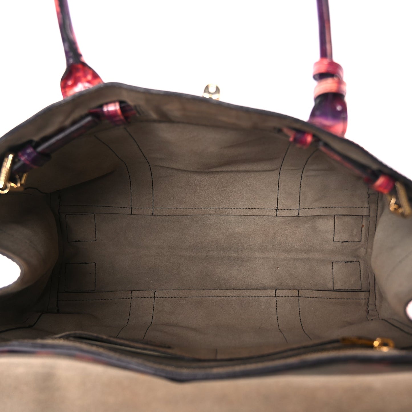 Mulberry Patent Loopy Leopard Bayswater Plum
