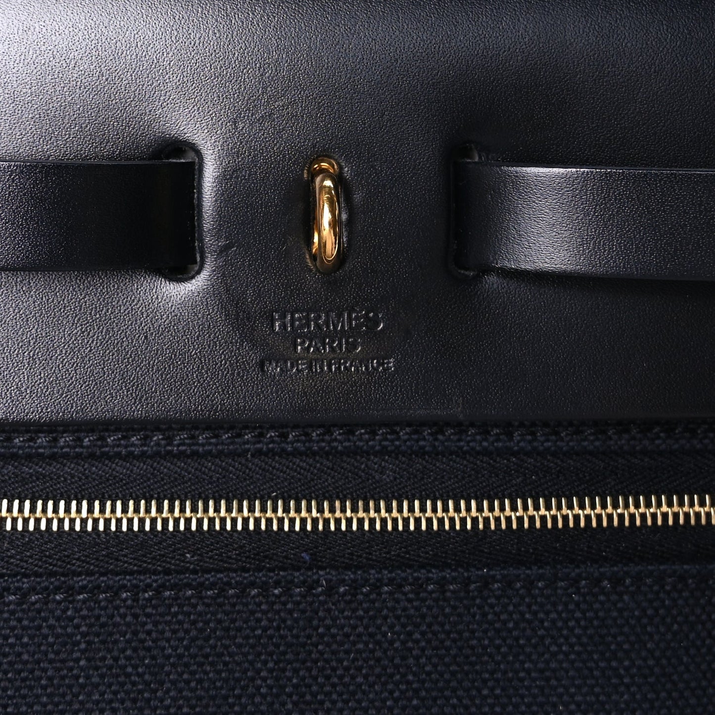 Hermes Vache Hunter Toile Quadrille Viking Herbag Zip Retourne 31 PM Ecru Black