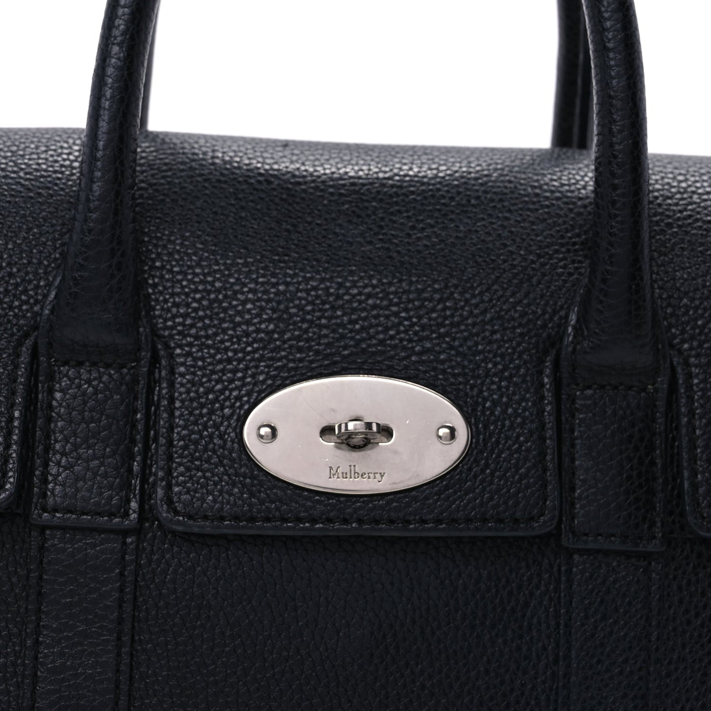 Mulberry Small Classic Grain Bayswater  Black