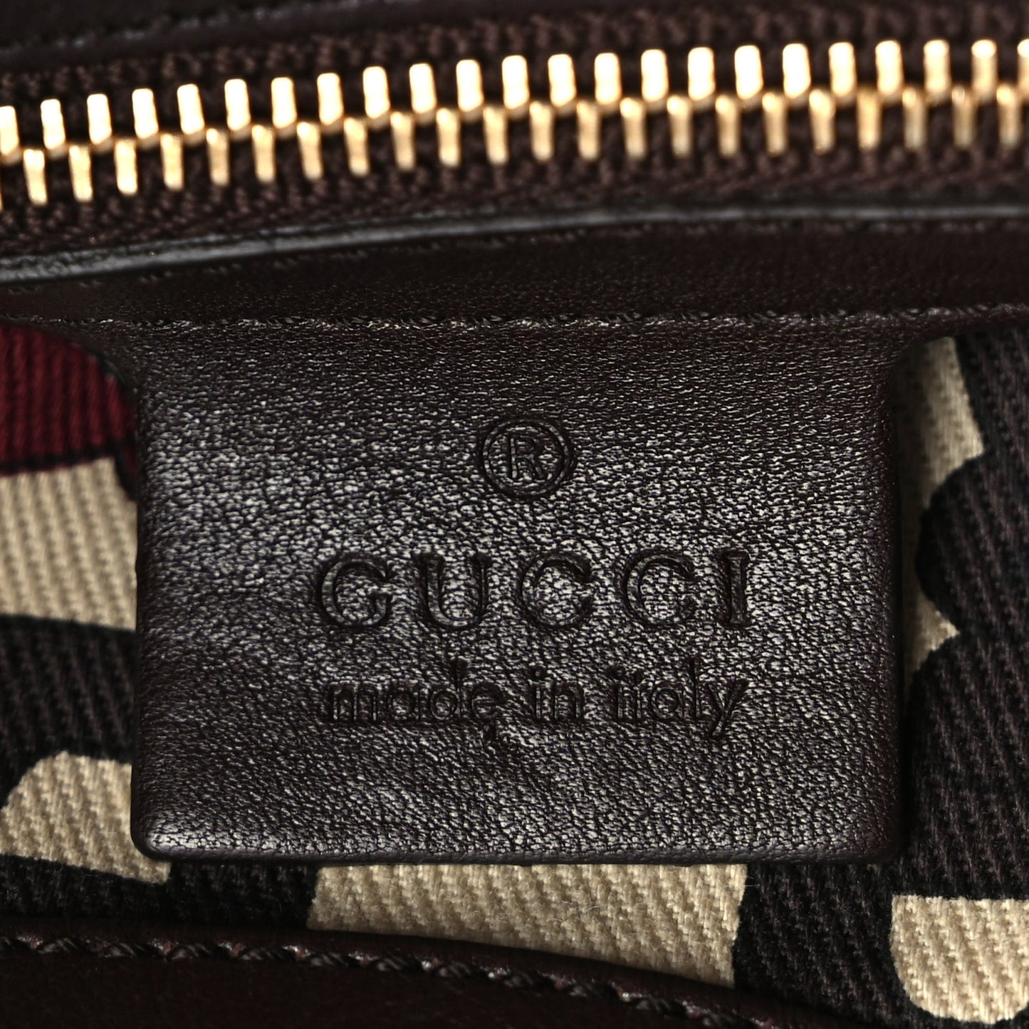 Gucci Guccissima 85th Anniversary Horsebit Hobo Burgundy