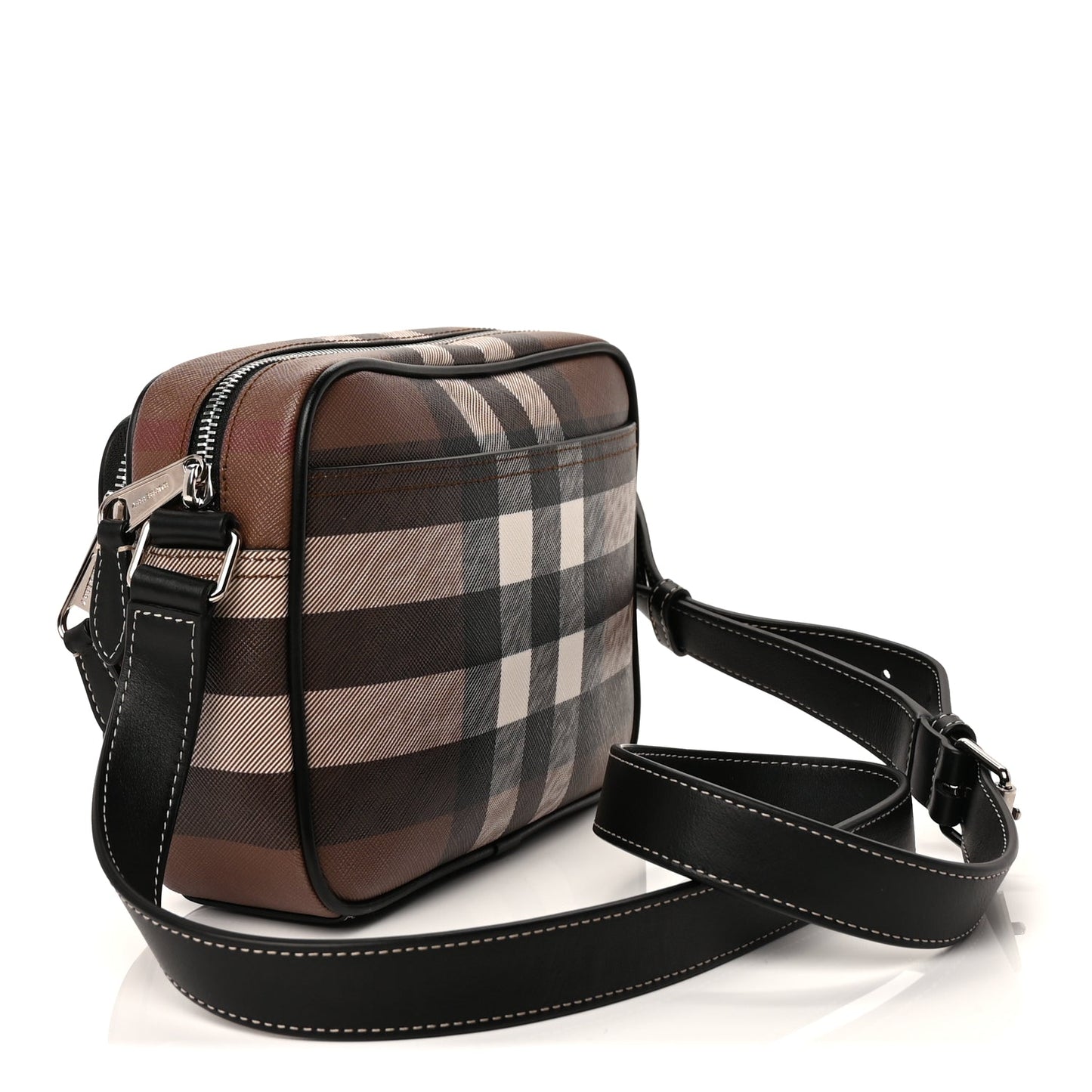 Burberry Canvas Check Paddy Messenger  Birch Brown