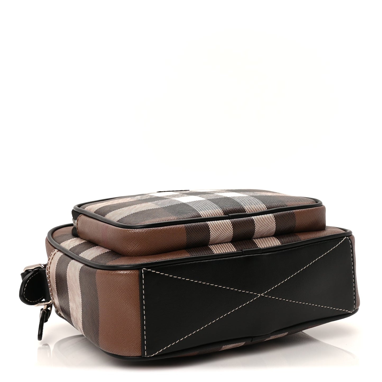 Burberry Canvas Check Paddy Messenger  Birch Brown
