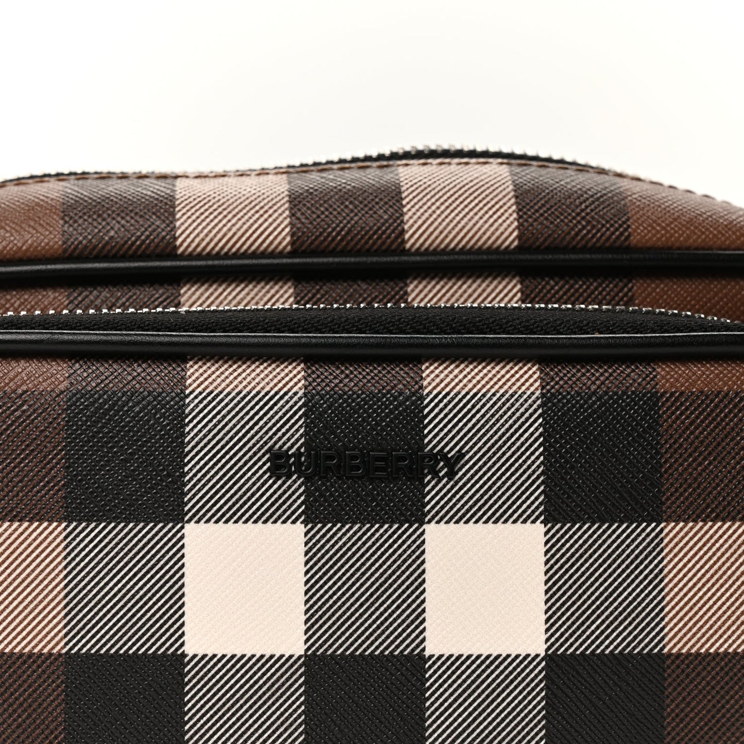 Burberry Canvas Check Paddy Messenger  Birch Brown