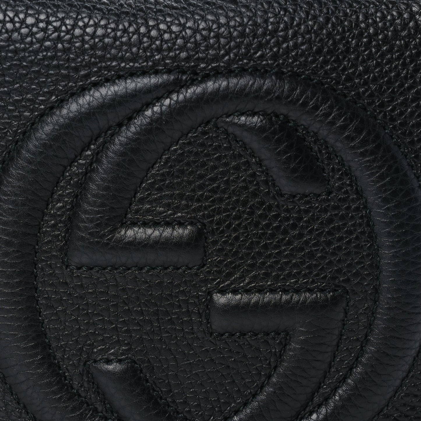 Gucci Pebbled Calfskin Small Soho Disco Bag Black