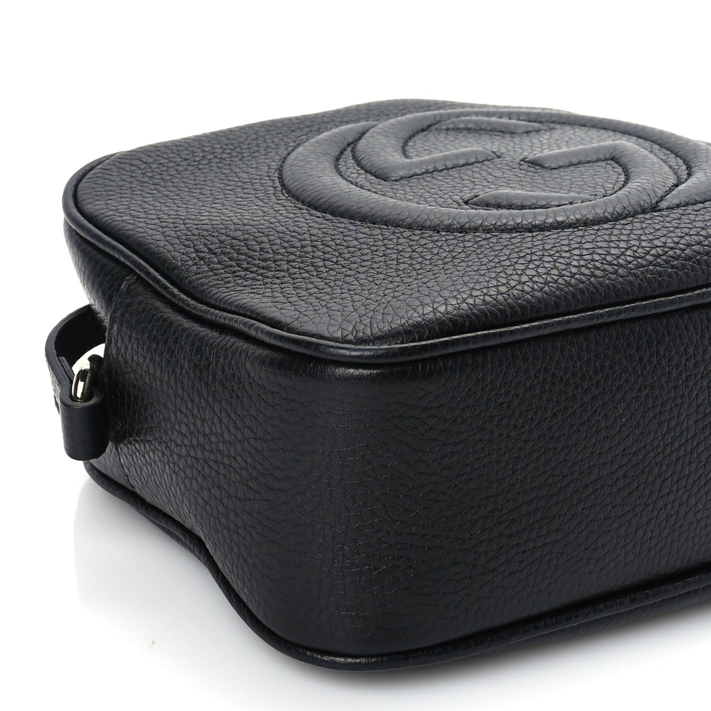Gucci Pebbled Calfskin Small Soho Disco Bag Black