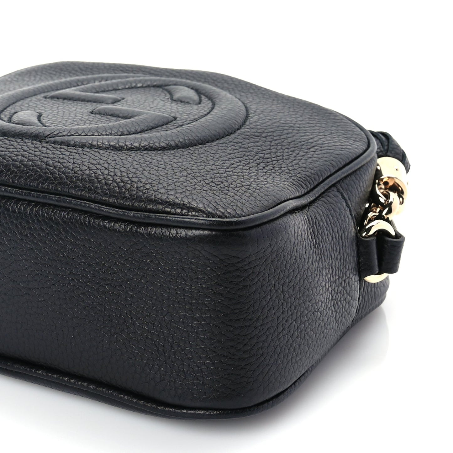 Gucci Pebbled Calfskin Small Soho Disco Bag Black
