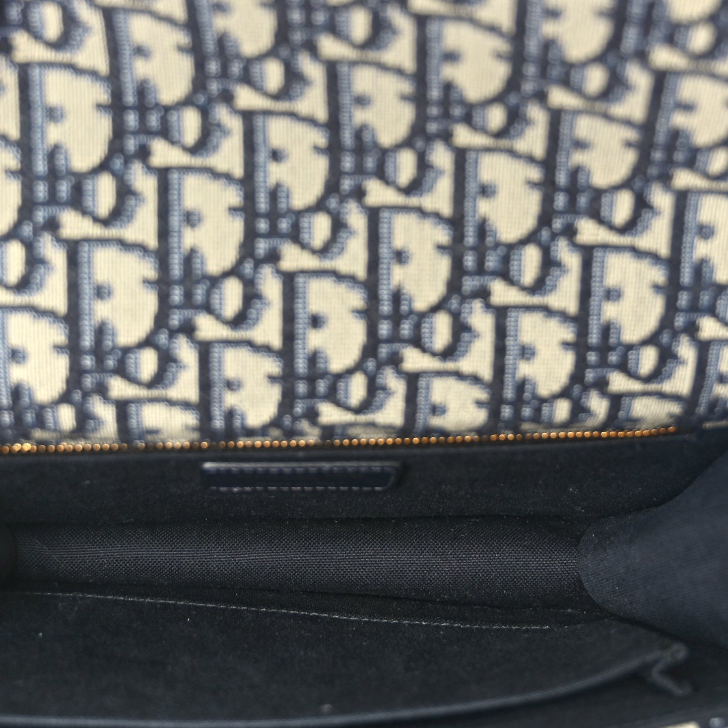 Christian Dior Oblique 30 Montaigne Flap Bag Blue