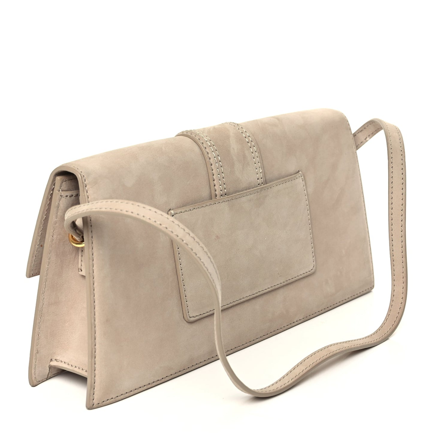 Jacquemus Suede Le Bambino Long Dark Beige