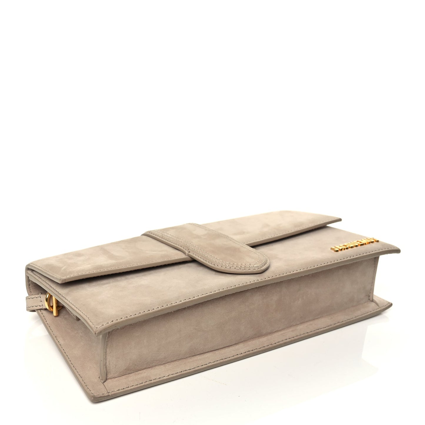 Jacquemus Suede Le Bambino Long Dark Beige