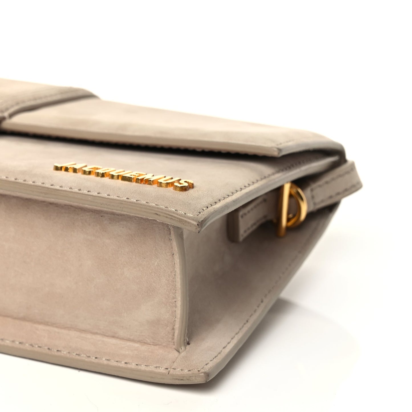 Jacquemus Suede Le Bambino Long Dark Beige