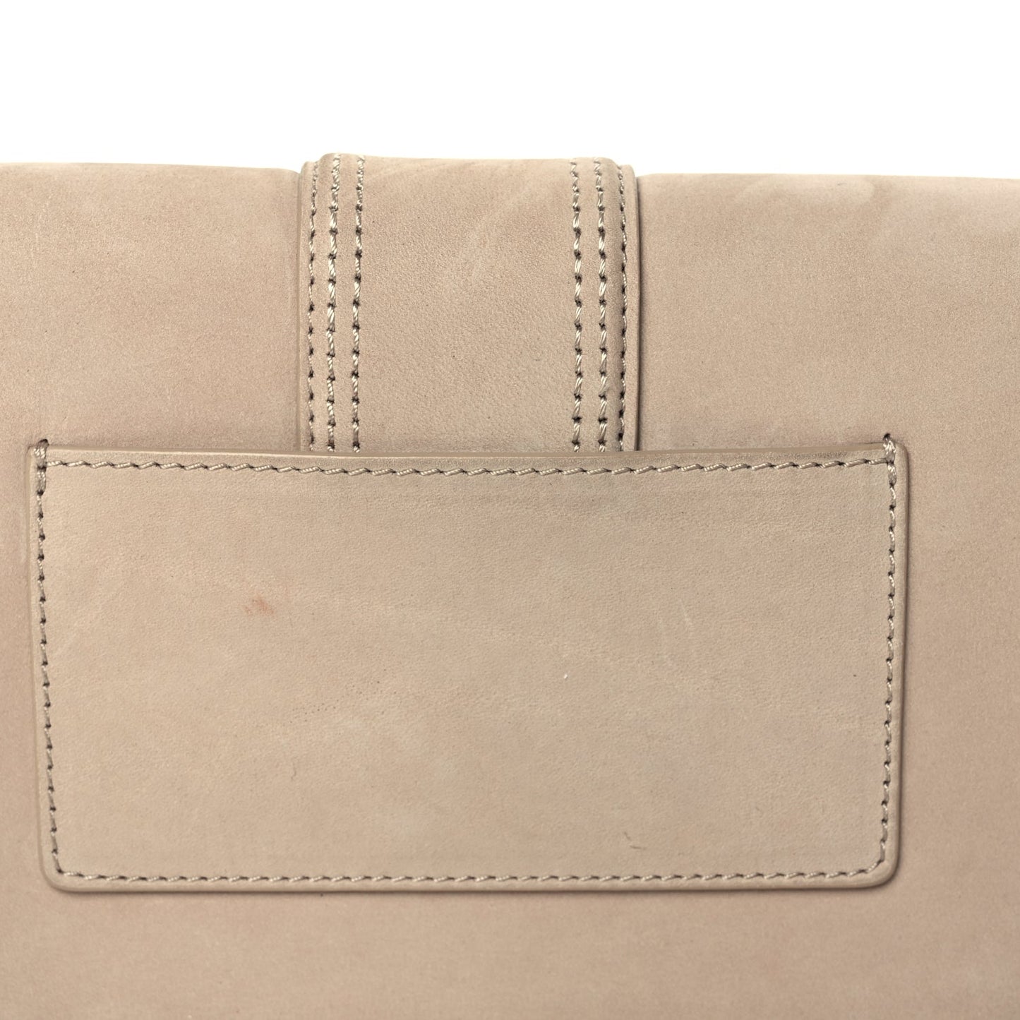Jacquemus Suede Le Bambino Long Dark Beige
