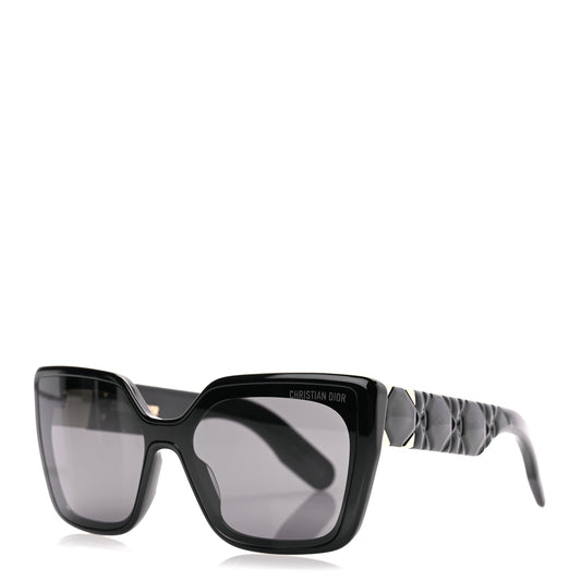 Christian Dior Acetate Cannage Lady 95.22 S21 Sunglasses Black