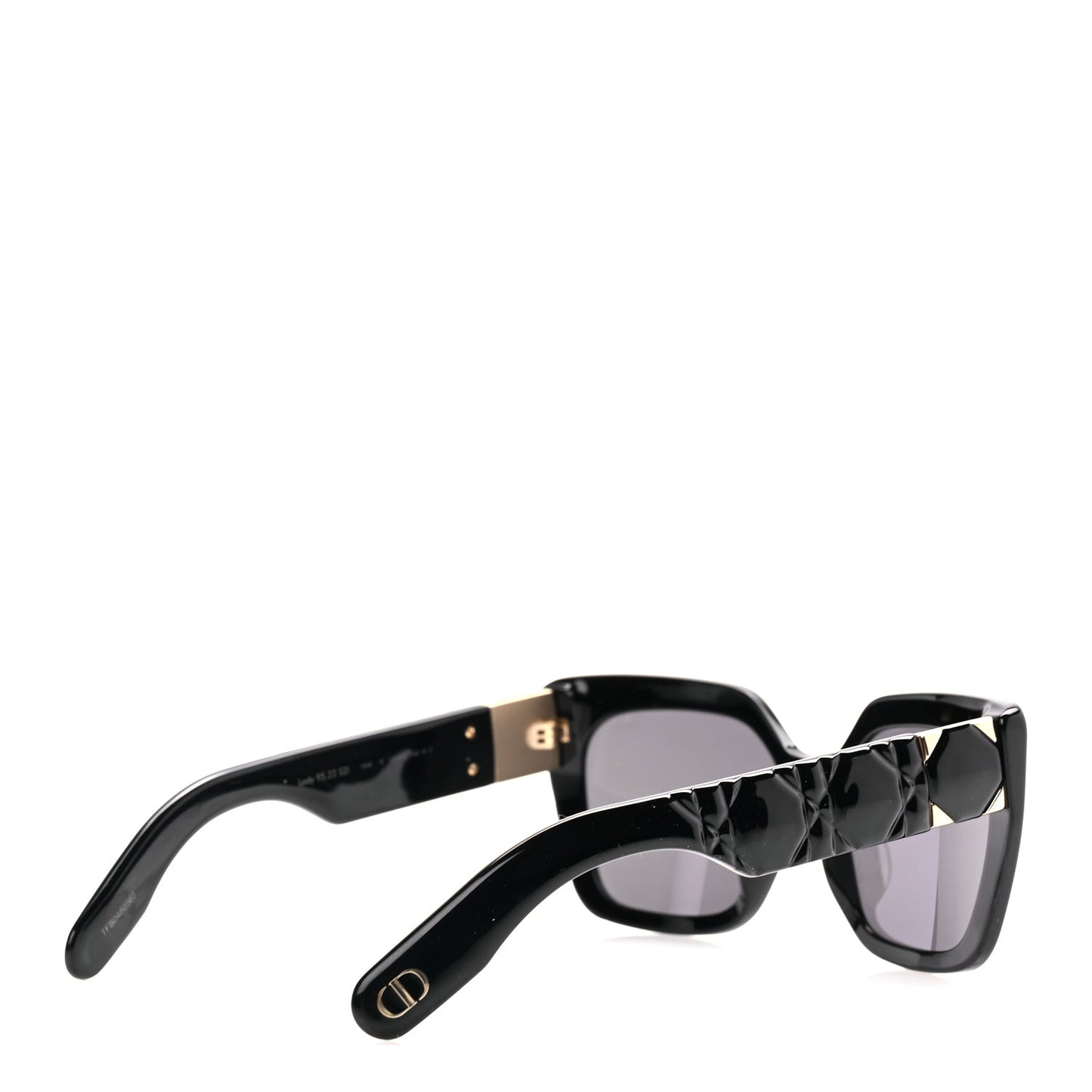 Christian Dior Acetate Cannage Lady 95.22 S21 Sunglasses Black